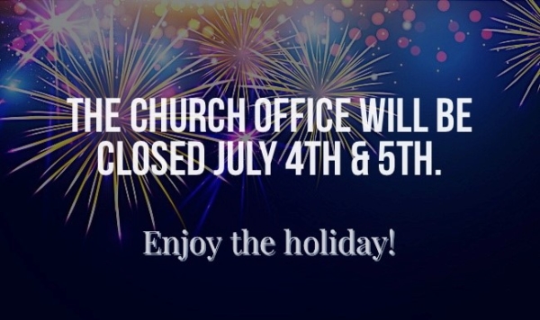 july 4th office closed sign