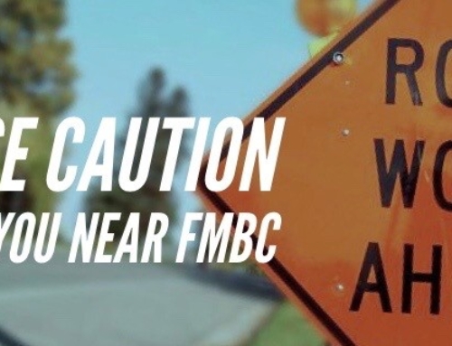 Road Work – Use Caution As You Near the Church